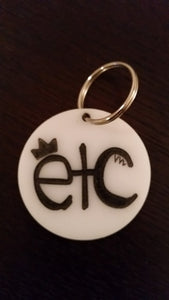 Key rings and Business Product tokens engraving services