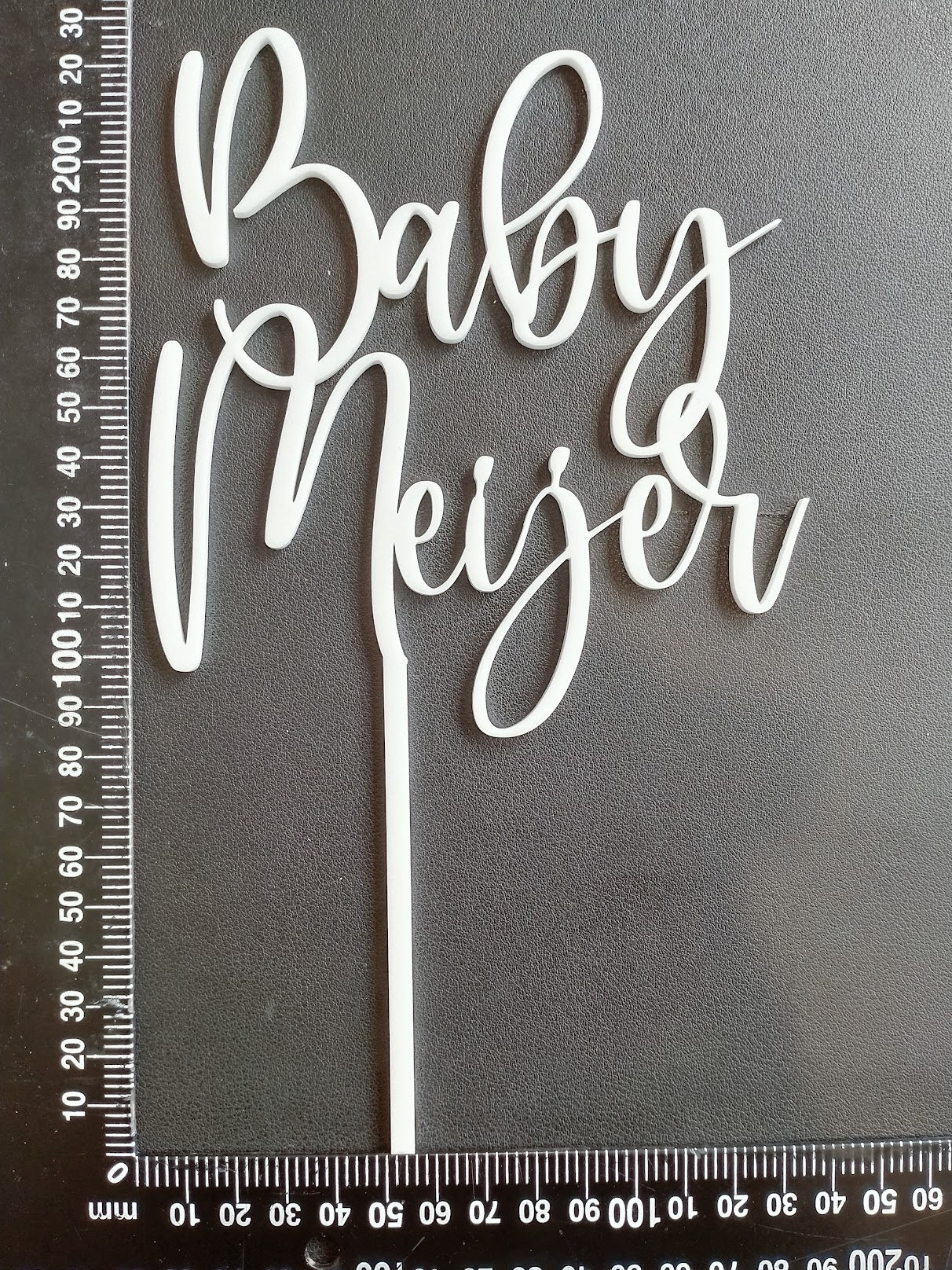 Personalized Baby + Name cake topper