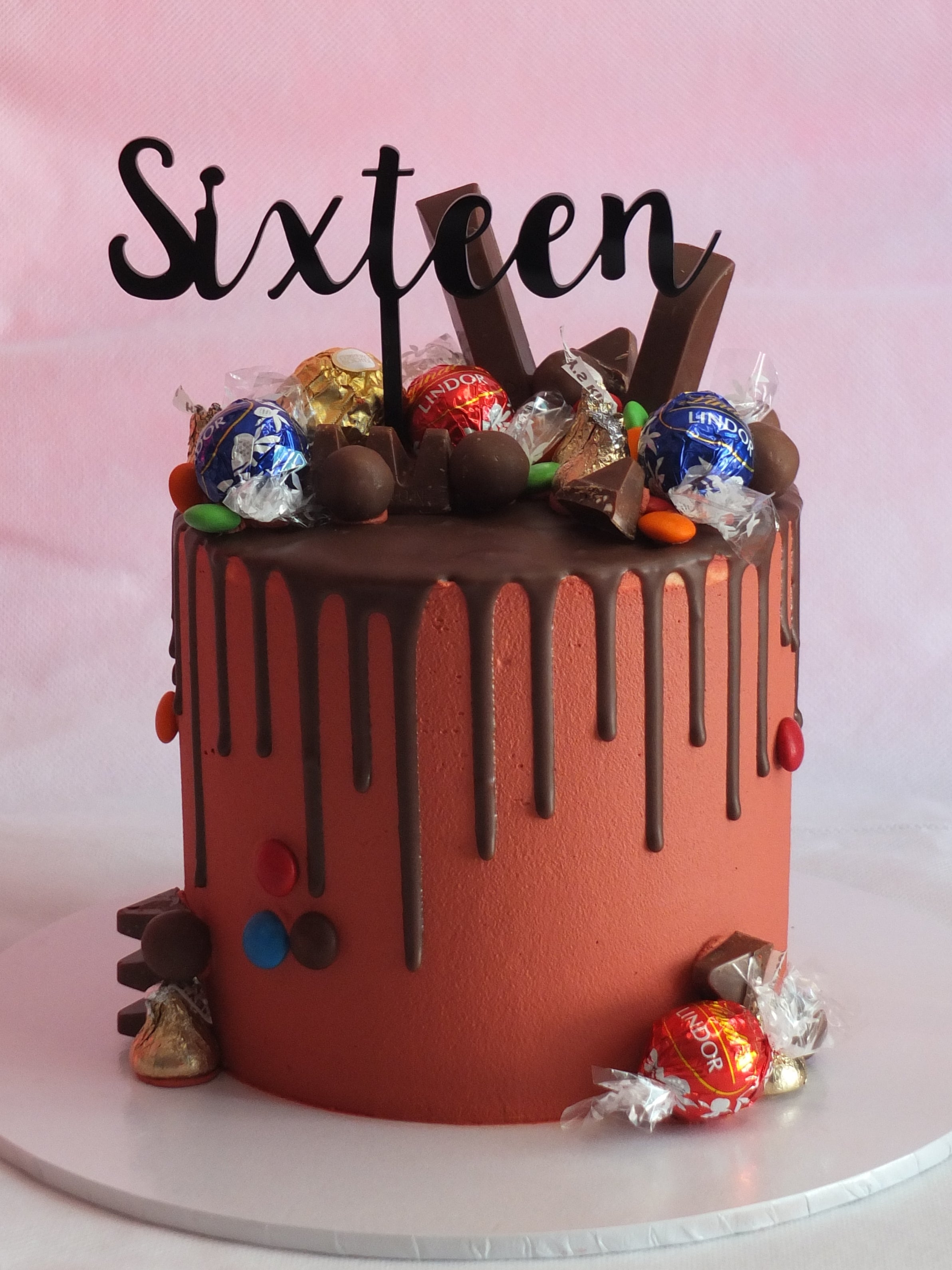 Sixteen cake topper