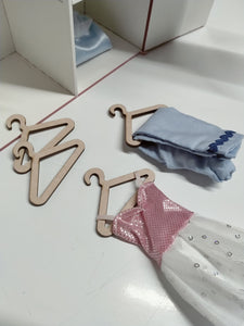 Doll Mini Clothes Hangers