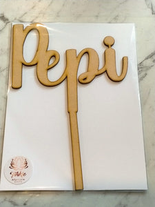 Pepi MDF wood topper